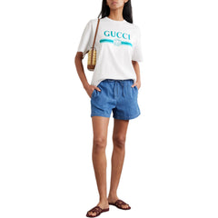GUCCI Kaos Oversize Original - Kualitas Terbaik, Unisex, COD '" G-48