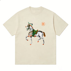 HERMES Kaos Logo Seri Huruf, Unisex '"COD '" HE - 14
