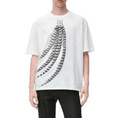 Kaos Pendek LOEWE dengan Motif Gambar/Cetak, Cocok untuk Pria dan Wanita -LE-14