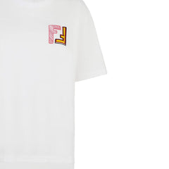 Kaos Pendek FENDI dengan Motif Gambar/Cetak, Cocok untuk Pria dan WanitaF-25