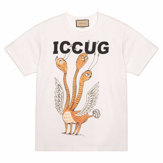 GUCCI Kaos Oversize Original - Kualitas Terbaik, Unisex, COD   G-112