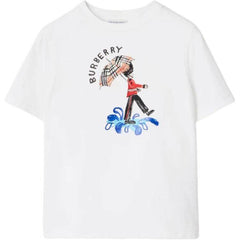 Burberry Kaos Logo Seri Huruf, Unisex, COD '"B-66