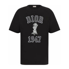 Kaos Pendek DIOR dengan Motif Gambar/Cetak, Cocok untuk Pria dan Wanita  -D-03