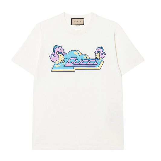 GUCCI Kaos Oversize Original - Kualitas Terbaik, Unisex, COD    G-74