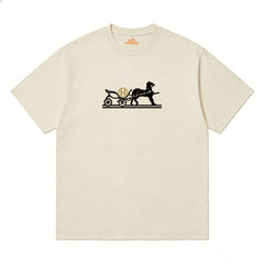 HERMES Kaos Logo Seri Huruf, Unisex '"COD '"  HE - 3