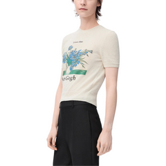 Kaos Pendek LOEWE dengan Motif Gambar/Cetak, Cocok untuk Pria dan Wanita -LE-18