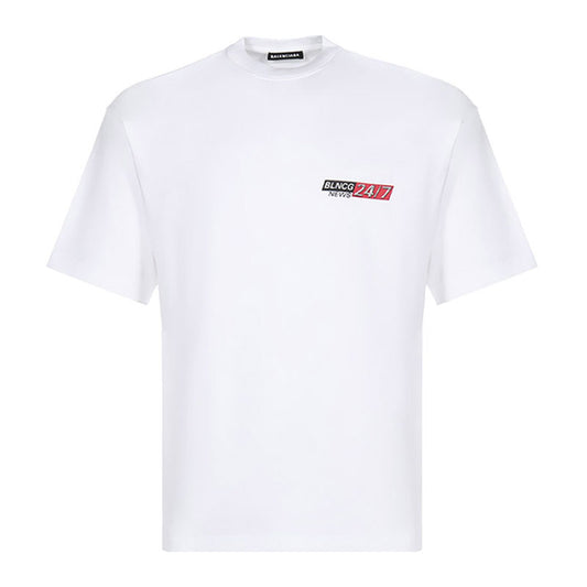 Kaos Pendek Balenciaga dengan Motif Gambar/Cetak, Cocok untuk Pria dan Wanita -BL-52