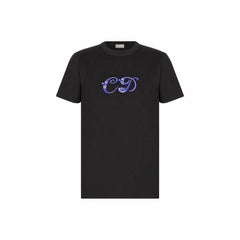 Kaos Pendek DIOR dengan Motif Gambar/Cetak, Cocok untuk Pria dan Wanita  -D-16