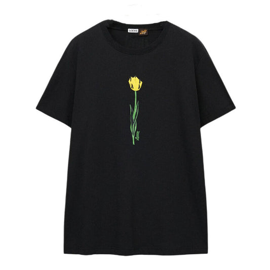 Kaos Pendek LOEWE dengan Motif Gambar/Cetak, Cocok untuk Pria dan Wanita -LE-23