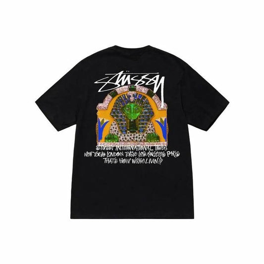 STUSSY Kaos Oversize Original - Kualitas Terbaik, Unisex, COD'-S-74