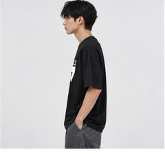 ESSENTIALS FEAR OF GOD Kaos lengan pendek original merek streetwear fashion dengan model super oversized (sangat longgar).FG-A01
